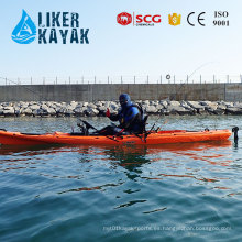 El solo asiento caliente de la venta se sienta en los kayaks superiores del pescador del LLDPE / de HDPE